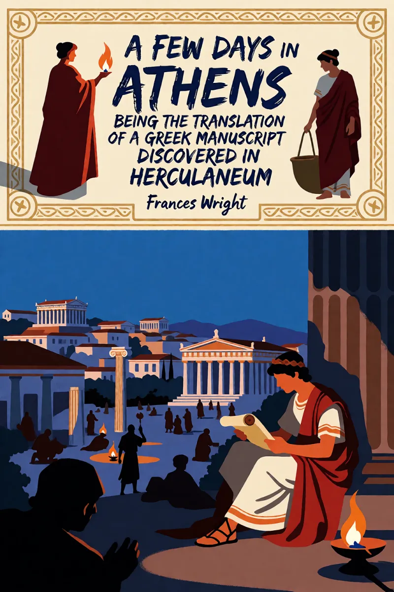Cover of A few days in Athens: being the translation of a Greek manuscript discovered in Herculaneum by Frances Wright