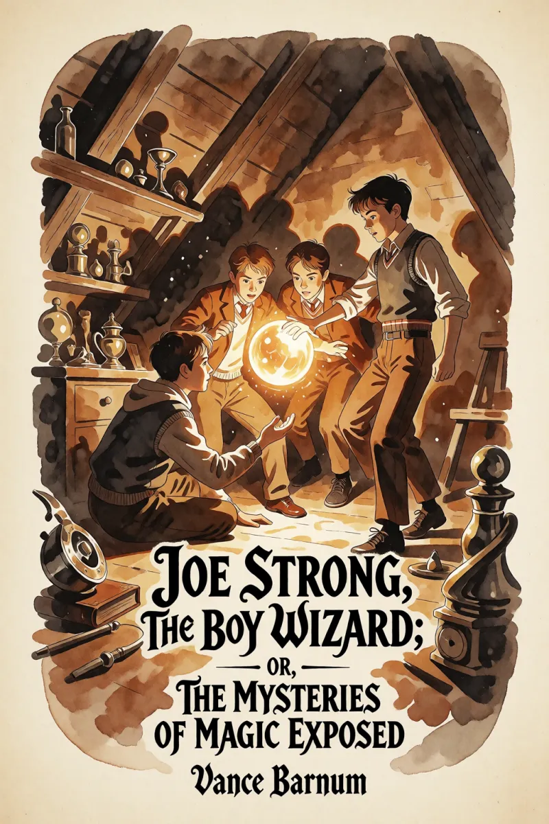 Cover of Joe Strong, the boy wizard; or, The mysteries of magic exposed by Vance Barnum