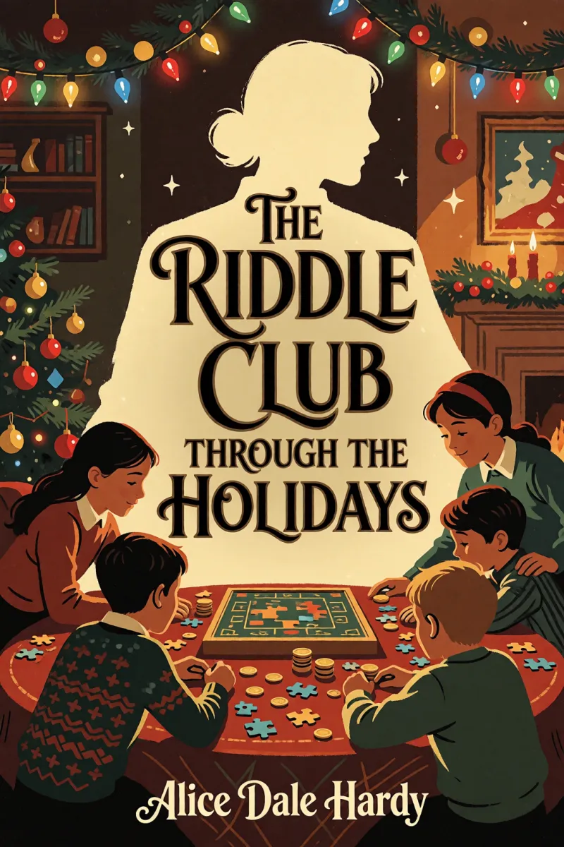 Cover of The Riddle Club through the holidays by Alice Dale Hardy