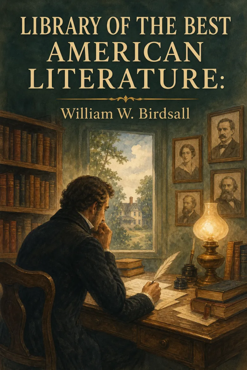 Cover of Library of the best American literature: Containing the lives of our authors in story form, their portraits, their homes, and their personal traits, how they worked and what they wrote; choice selections from eminent writers, embracing great American poets and novelists, foremost women in American letters, distinguished critics and essayists, our national humorists, noted journalists and magazine contributors, popular writers for young people, great orators and public lecturers by William W. Birdsall