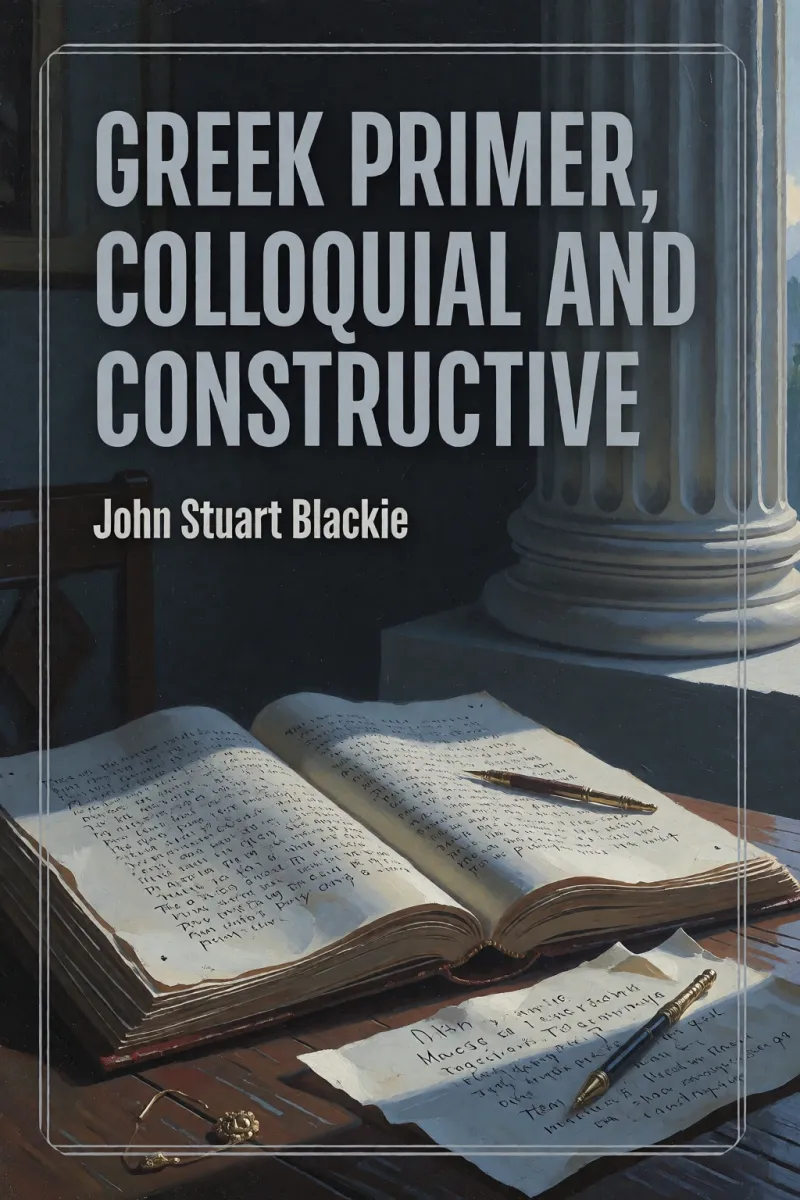 Cover of Greek primer, colloquial and constructive by John Stuart Blackie