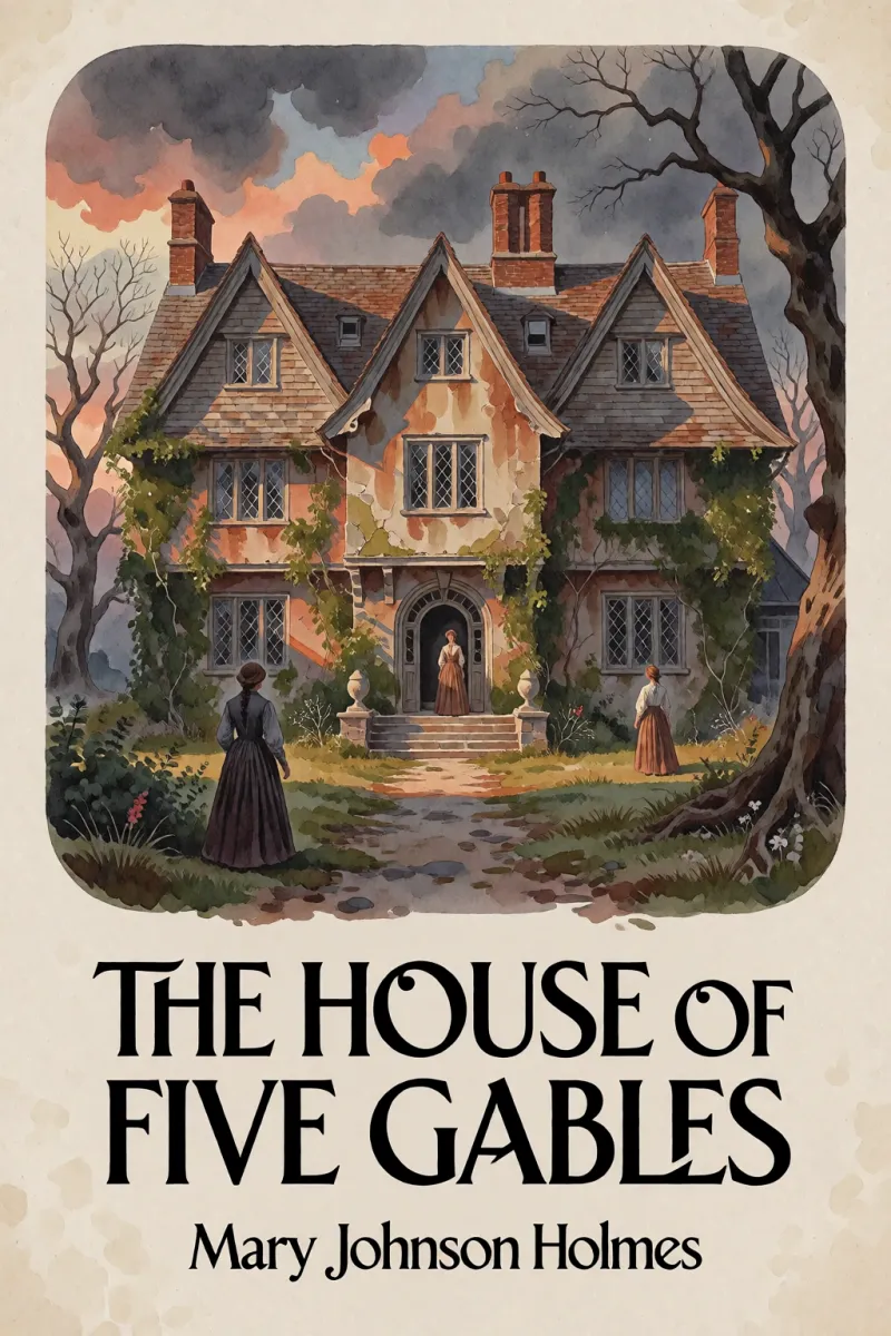 Cover of The house of five gables by Mary Johnson Holmes