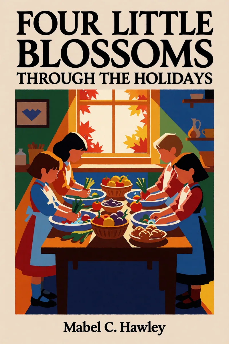 Cover of Four little Blossoms through the holidays by Mabel C. Hawley