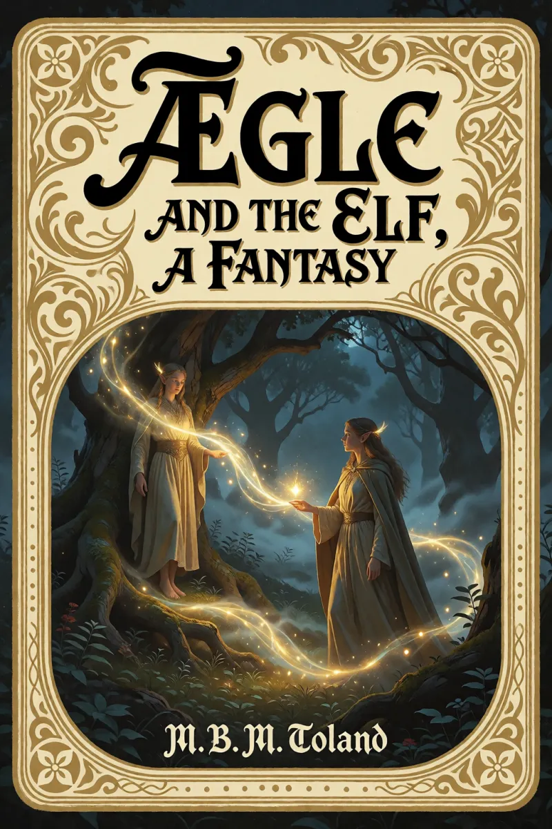 Cover of Ægle and the elf, a fantasy by M. B. M. Toland