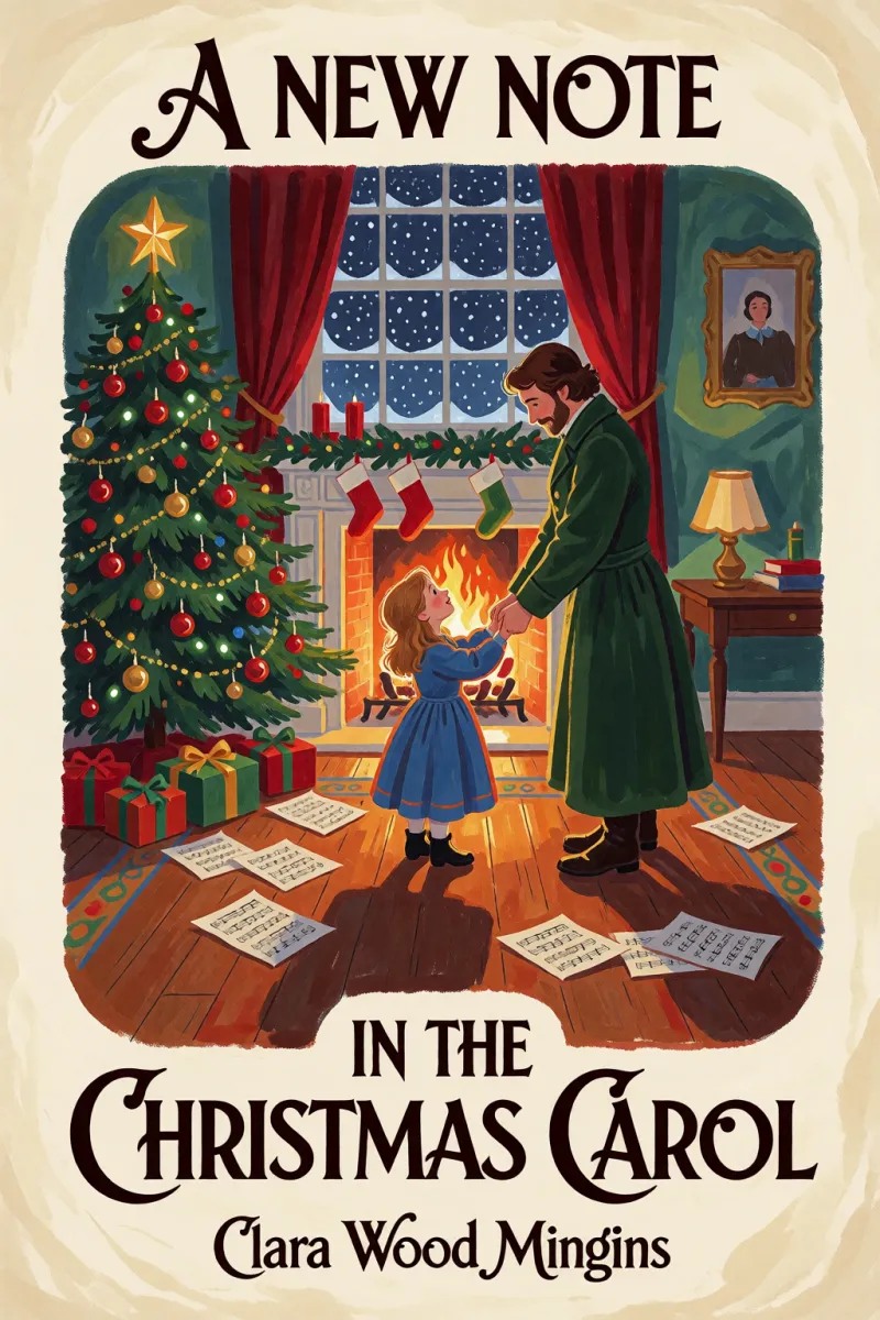 Cover of A new note in the Christmas Carol by Clara Wood Mingins