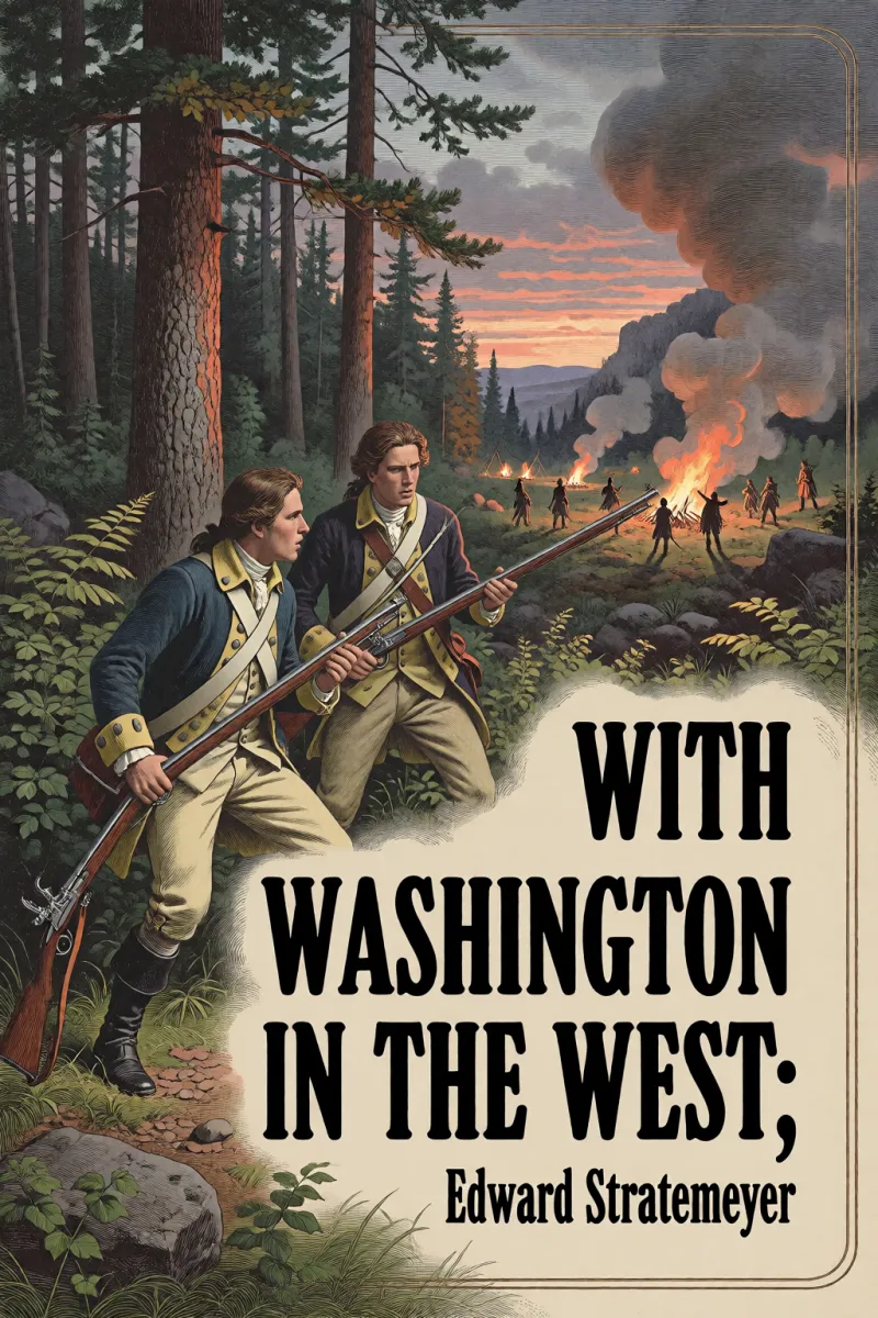 Cover of With Washington in the west; by Edward Stratemeyer