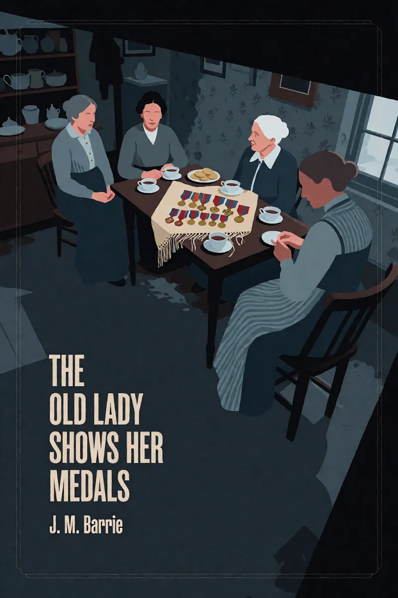 Cover of The old lady shows her medals by J. M. Barrie