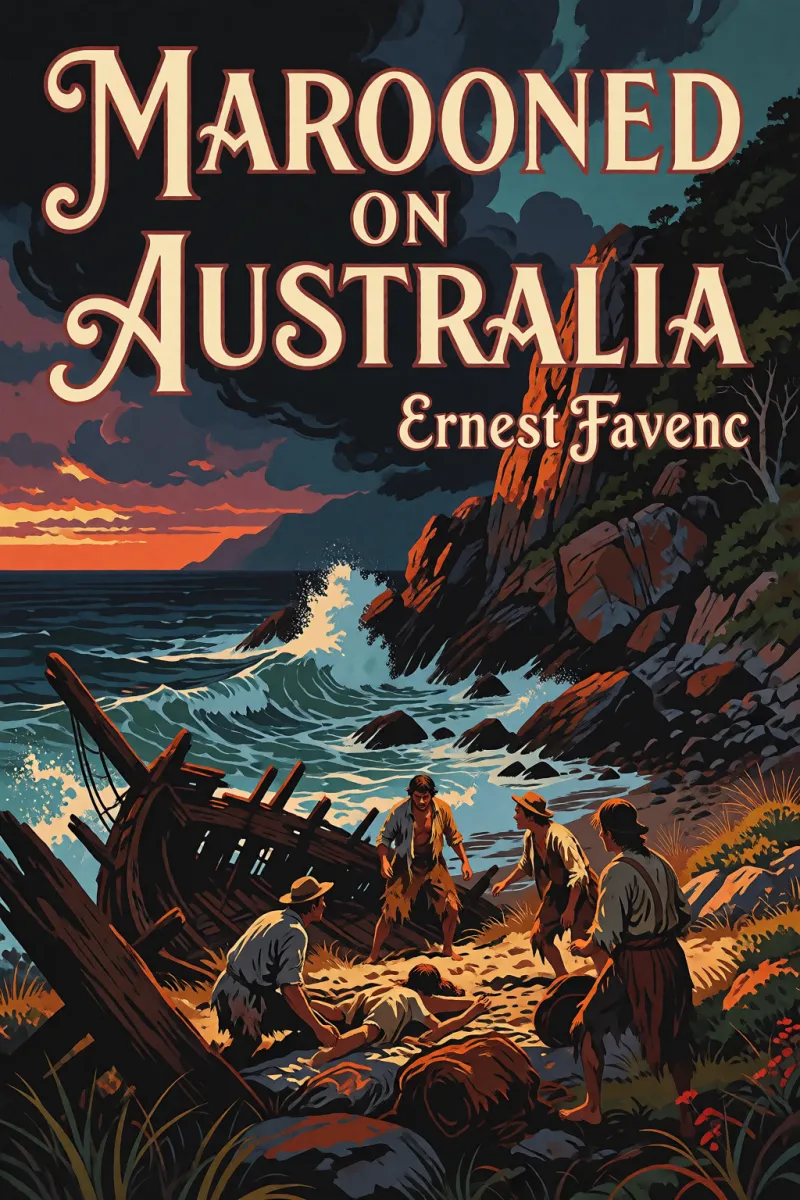 Cover of Marooned on Australia by Ernest Favenc