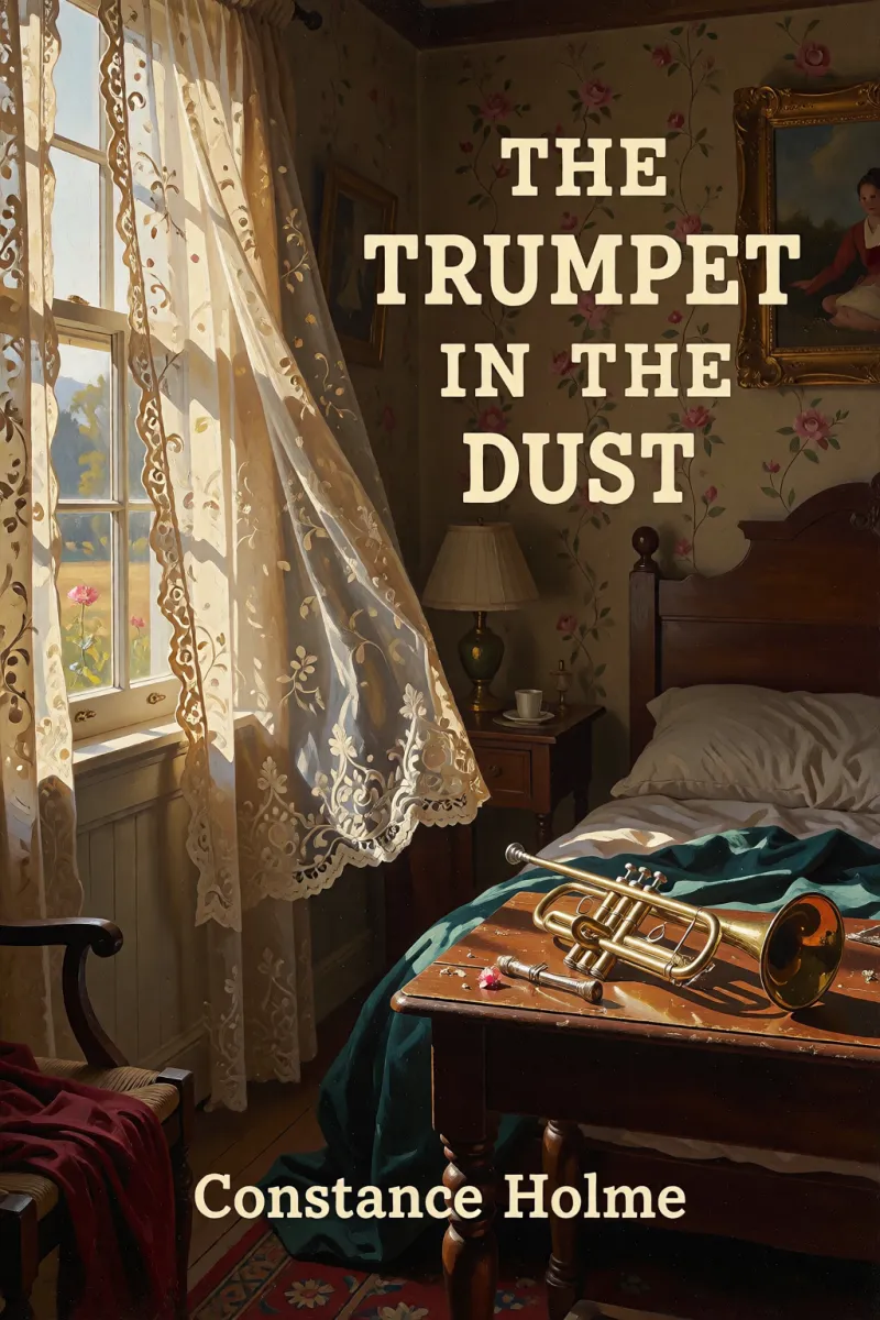 Cover of The trumpet in the dust by Constance Holme
