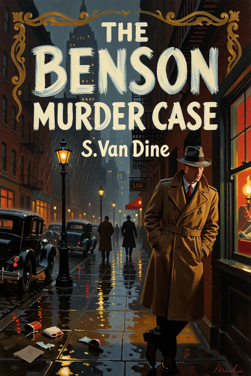 Cover of The Benson murder case by S. Van Dine