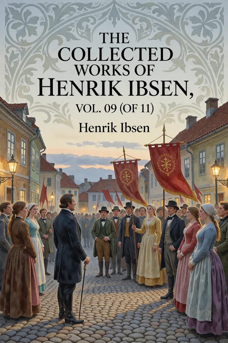 Cover of The collected works of Henrik Ibsen, Vol. 09 (of 11) by Henrik Ibsen