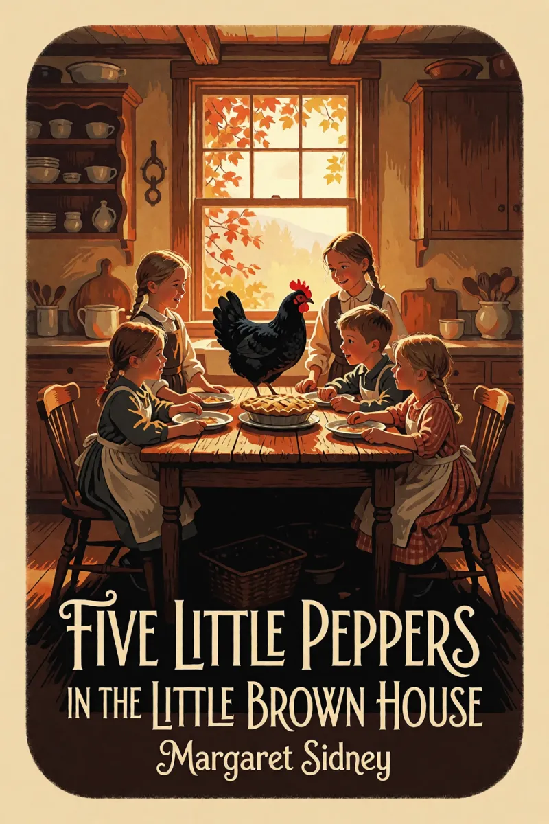 Cover of Five little Peppers in the Little Brown House by Margaret Sidney