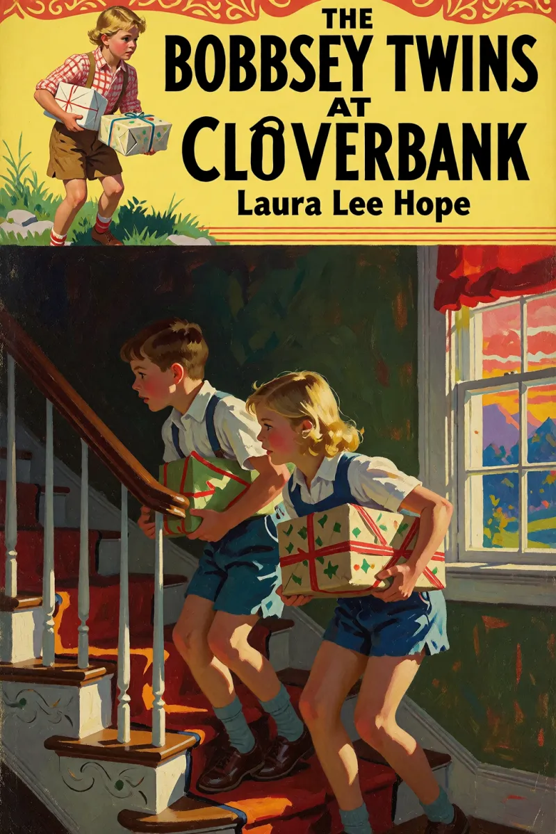 Cover of The Bobbsey twins at Cloverbank by Laura Lee Hope