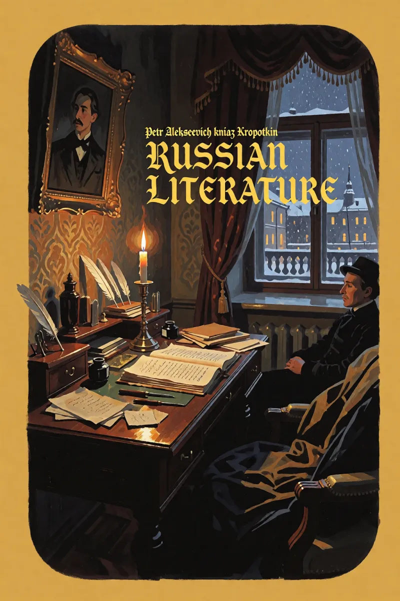 Cover of Russian literature by Petr Alekseevich kniaz Kropotkin