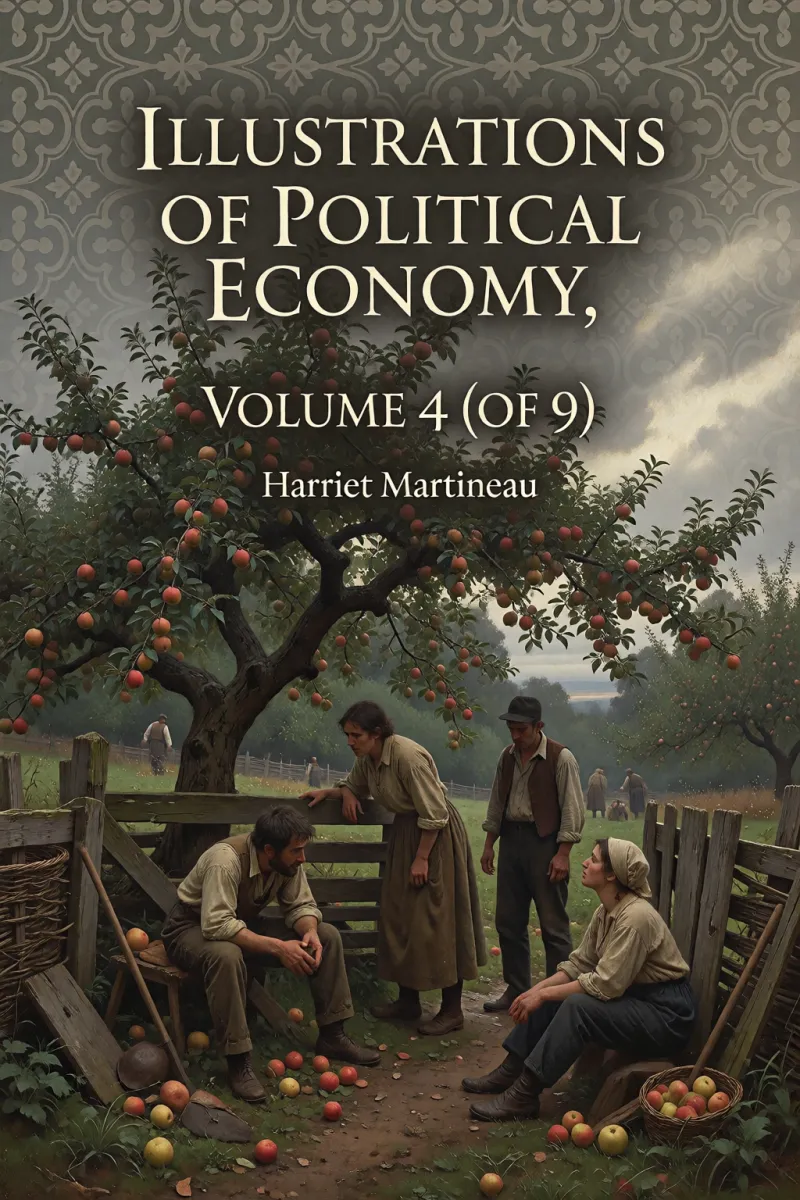 Cover of Illustrations of political economy, Volume 4 (of 9) by Harriet Martineau