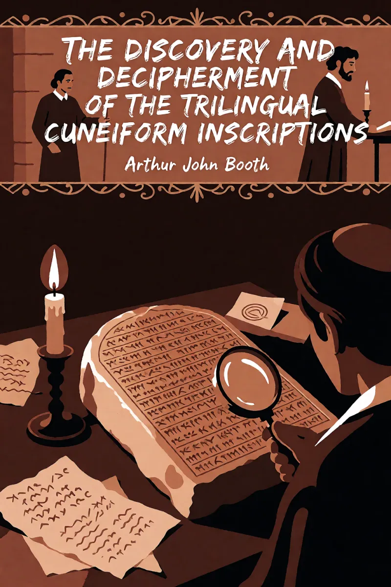 Cover of The discovery and decipherment of the trilingual cuneiform inscriptions by Arthur John Booth