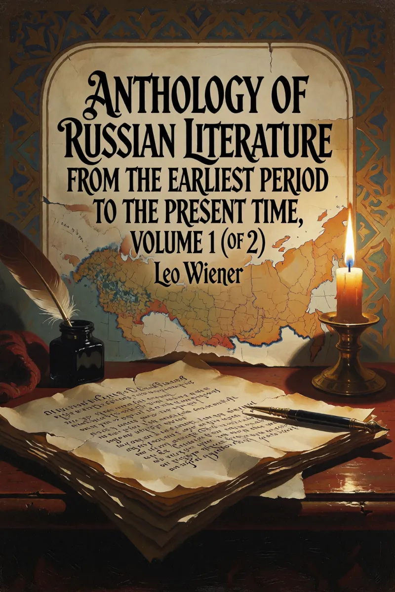 Cover of Anthology of Russian literature from the earliest period to the present time, volume 1 (of 2) by Leo Wiener