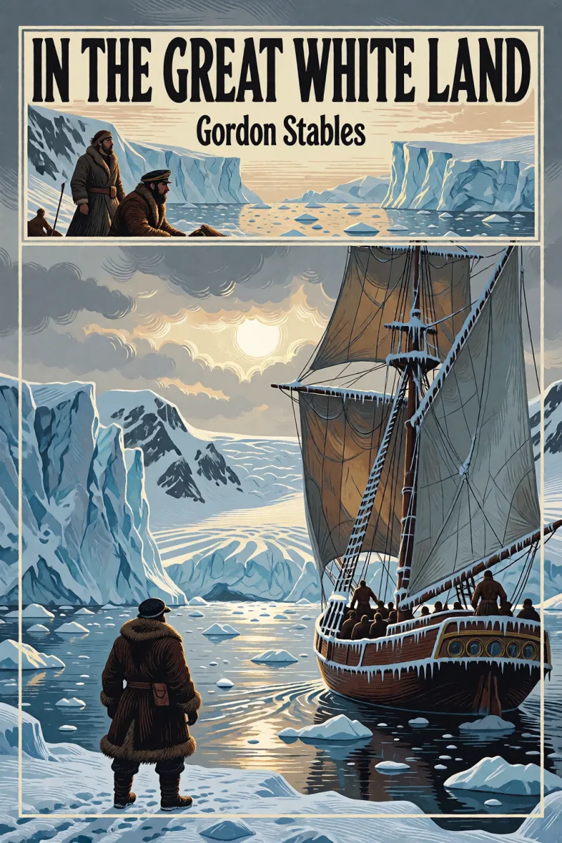 Cover of In the great white land by Gordon Stables