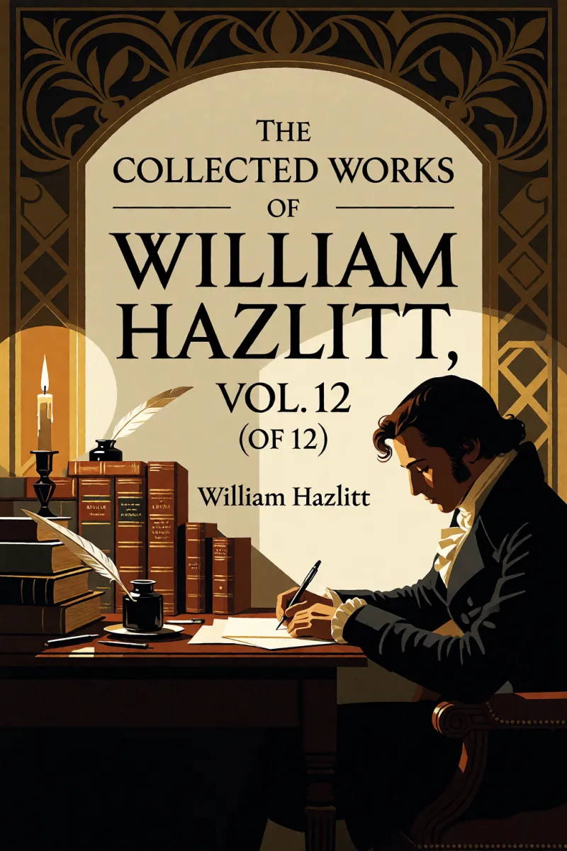 Cover of The collected works of William Hazlitt, Vol. 12 (of 12) by William Hazlitt