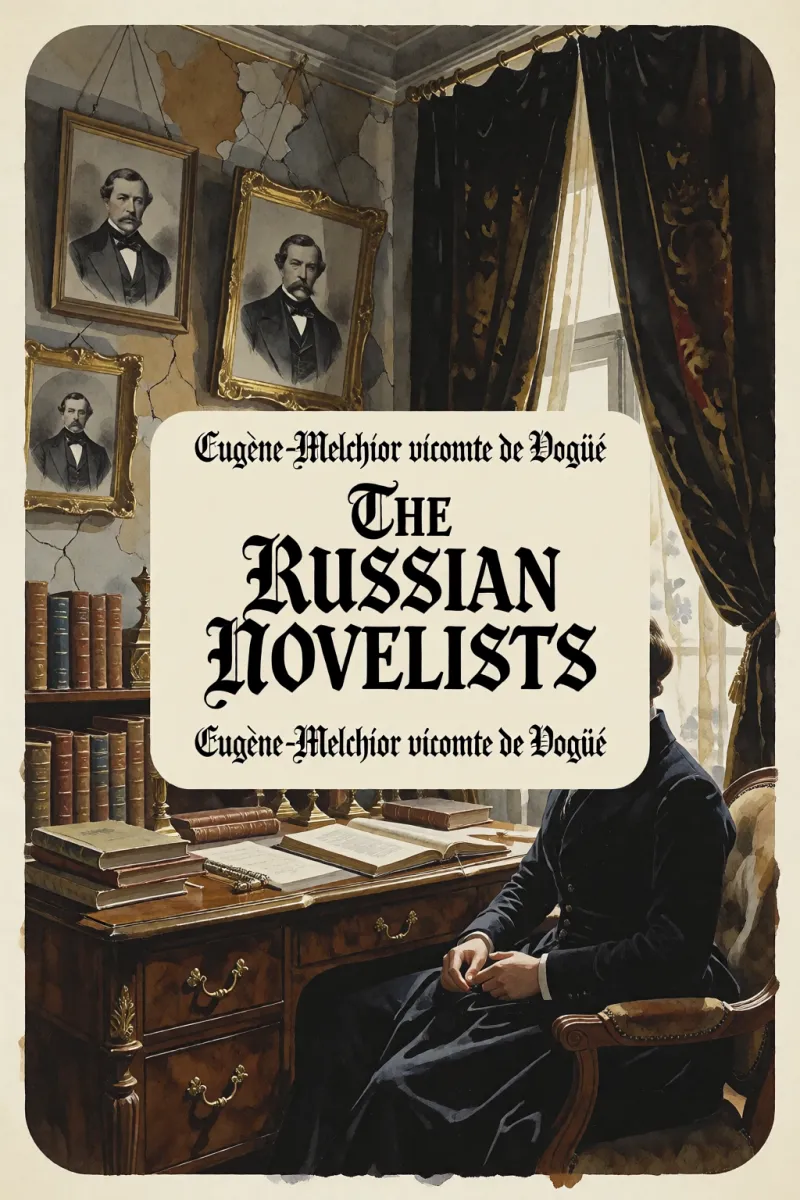 Cover of The Russian novelists by Eugène-Melchior vicomte de Vogüé