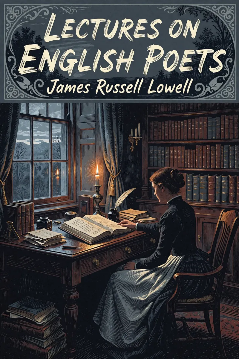Cover of Lectures on English poets by James Russell Lowell