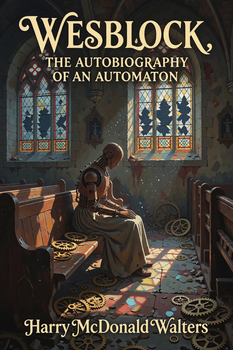 Cover of Wesblock, the autobiography of an automaton by Harry McDonald Walters