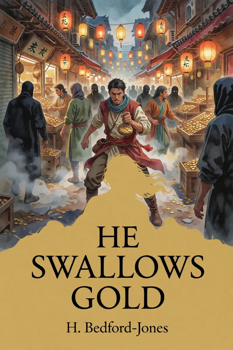 Cover of He swallows gold by H. Bedford-Jones