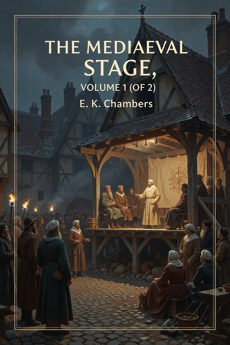 Cover of The mediaeval stage, volume 1 (of 2) by E. K. Chambers