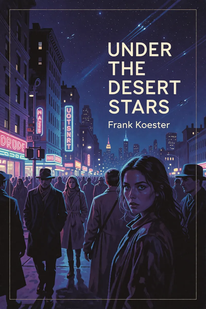 Cover of Under the desert stars by Frank Koester