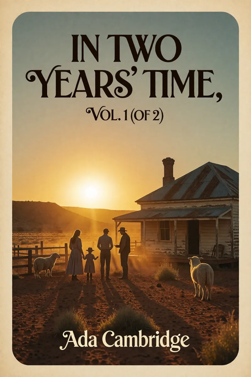 Cover of In two years' time, Vol. 1 (of 2) by Ada Cambridge