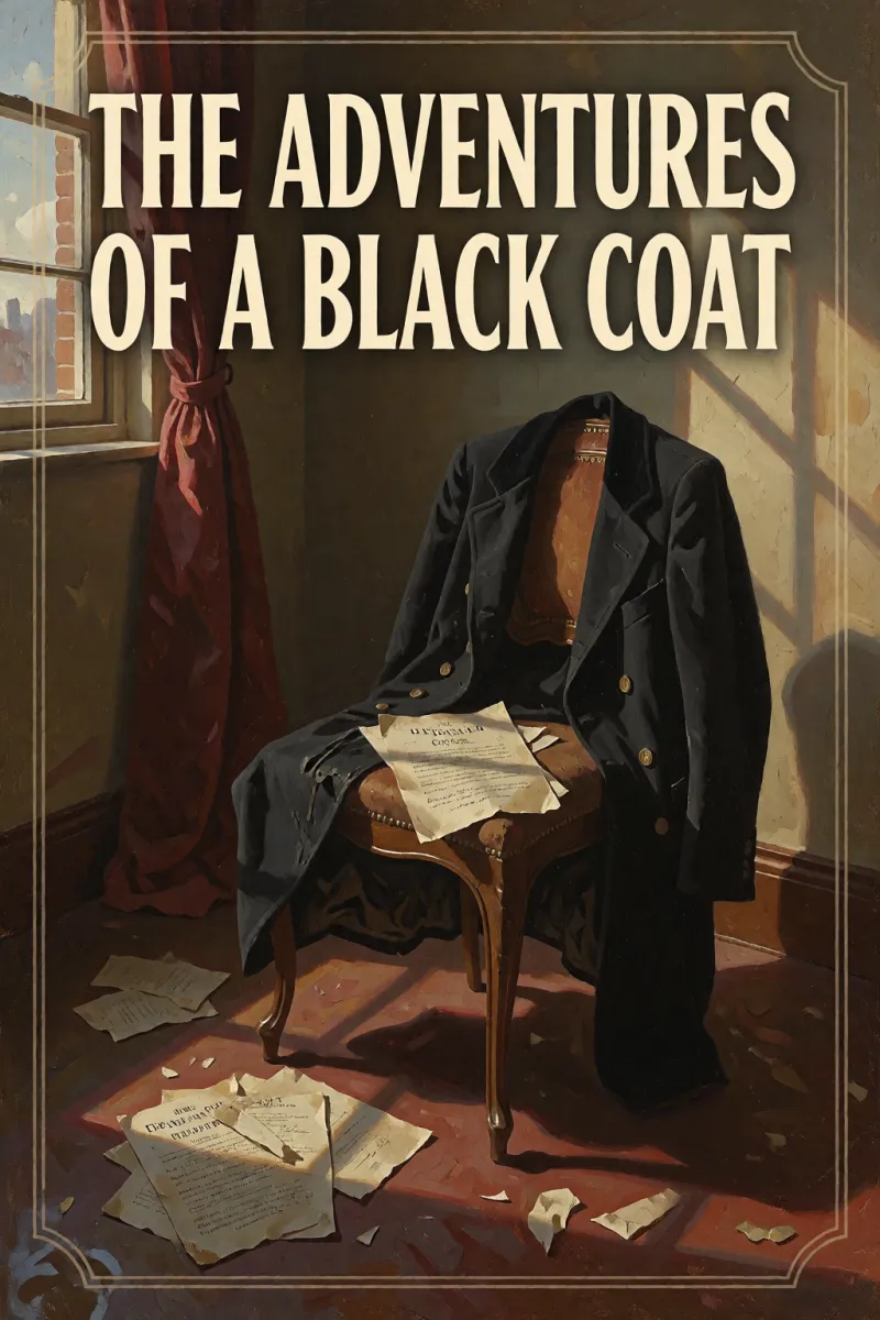 Cover of The adventures of a black coat by Anonymous