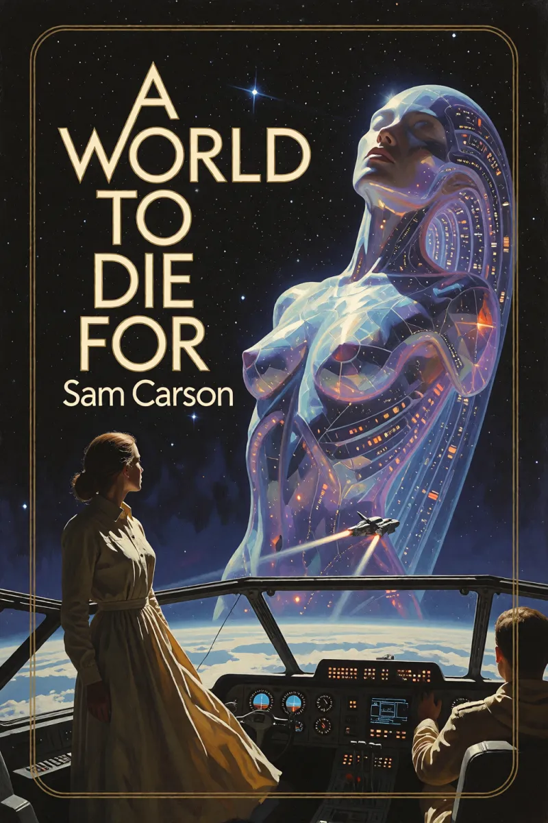 Cover of A world to die for by Sam Carson