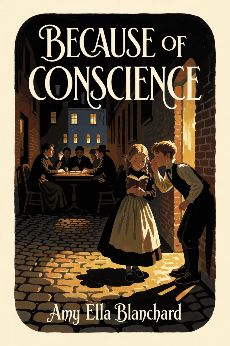 Cover of Because of conscience by Amy Ella Blanchard