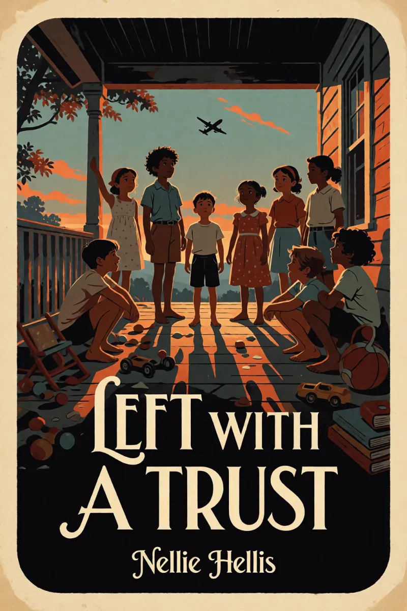 Cover of Left with a trust by Nellie Hellis