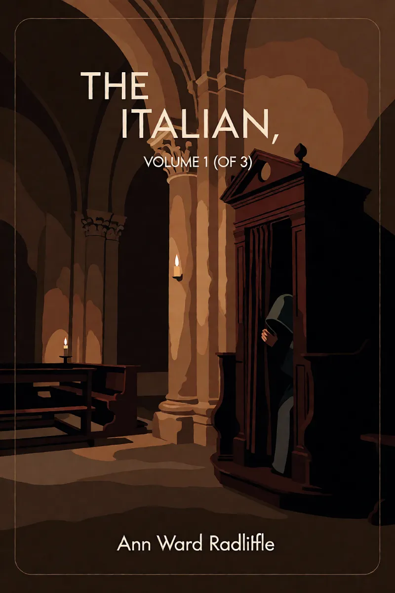 Cover of The Italian, Volume 1 (of 3) by Ann Ward Radcliffe