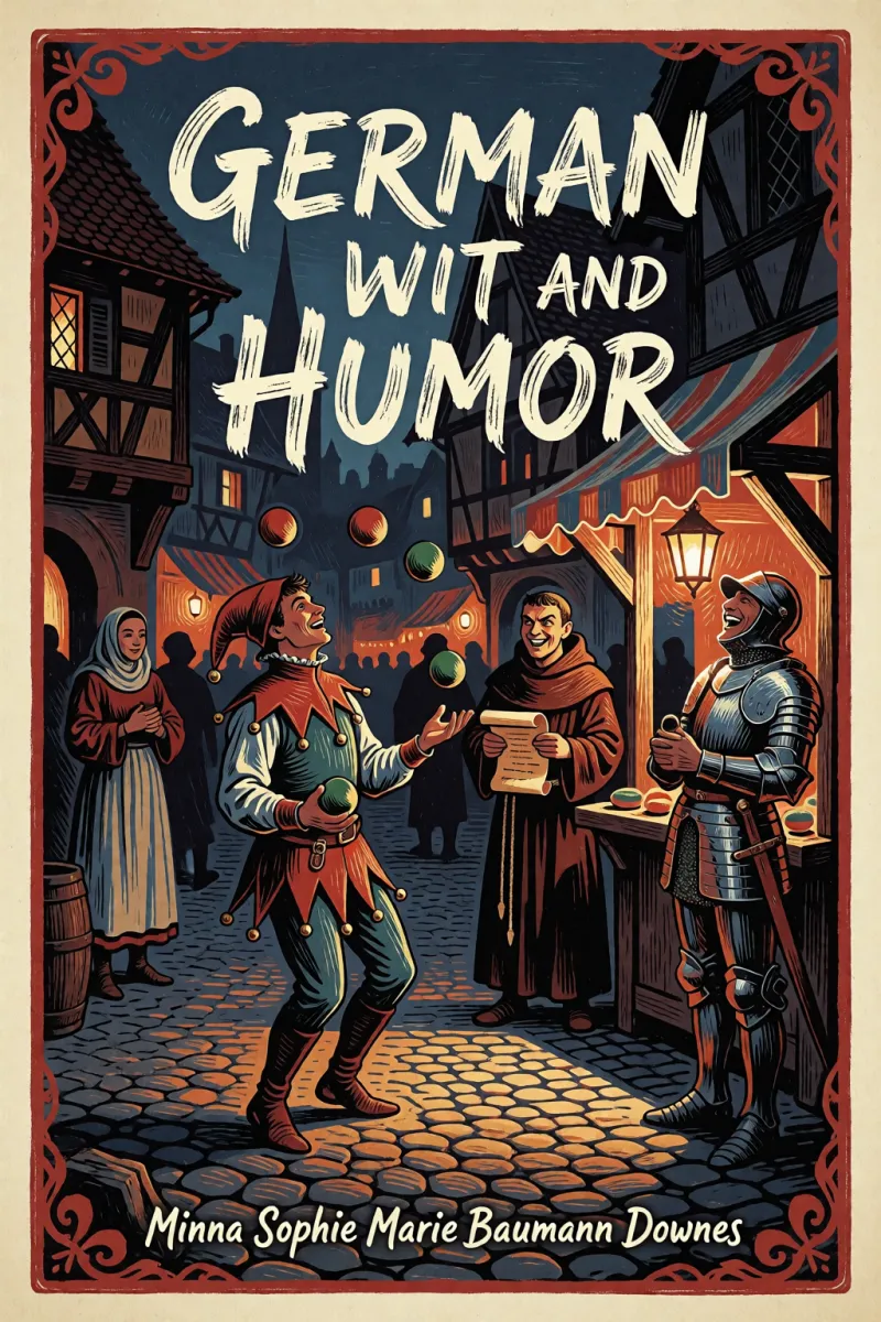 Cover of German wit and humor by Minna Sophie Marie Baumann Downes