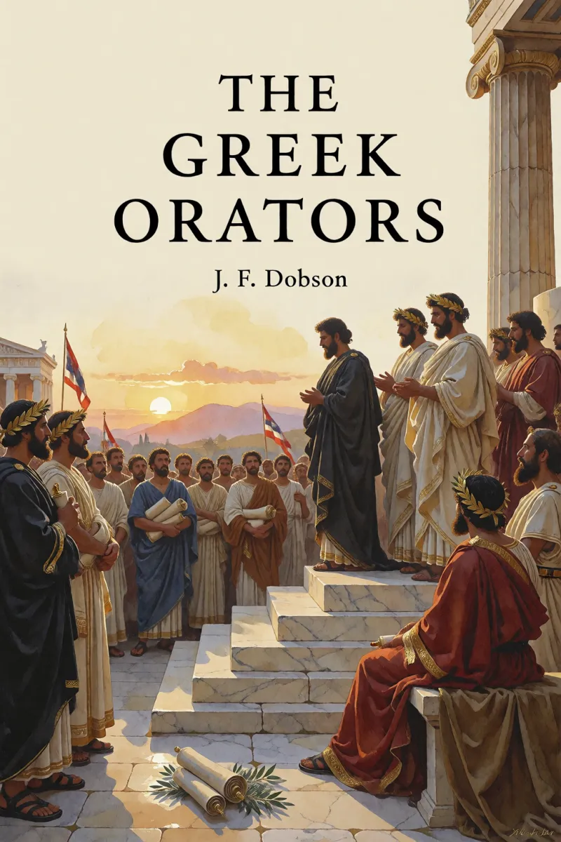 Cover of The Greek orators by J. F. Dobson