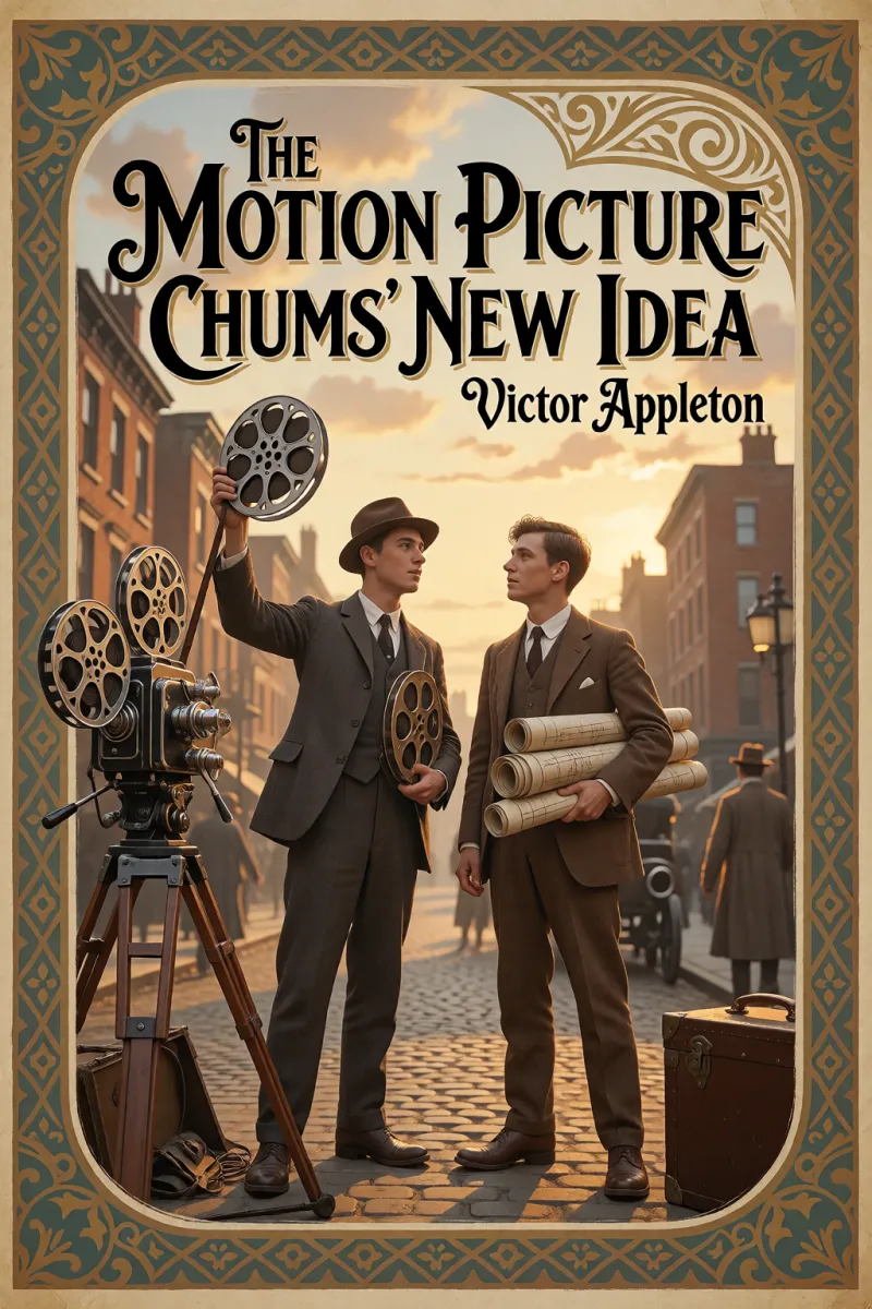 Cover of The motion picture chums' new idea by Victor Appleton