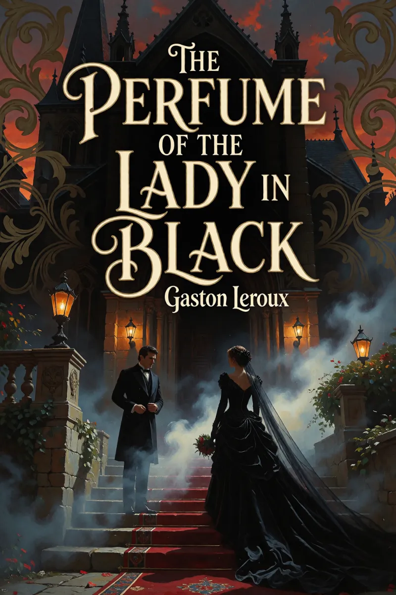 Cover of The perfume of the lady in black by Gaston Leroux