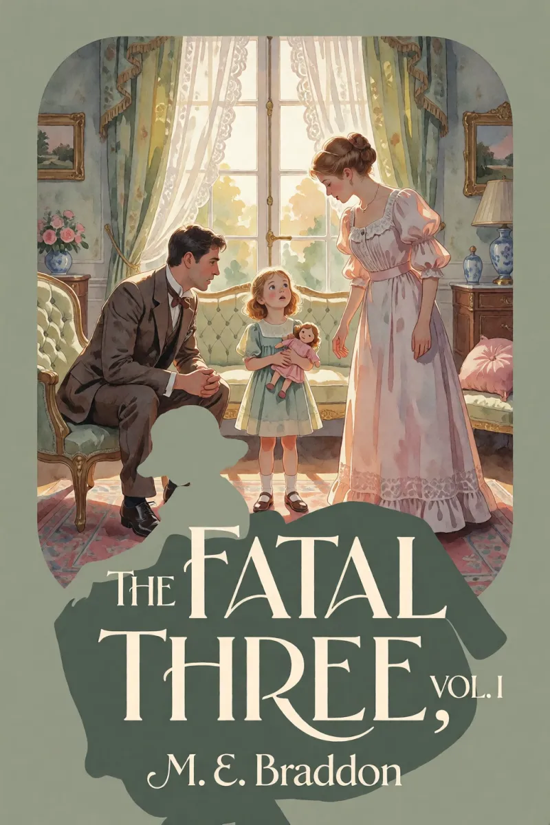 Cover of The fatal three, vol. I by M. E. Braddon
