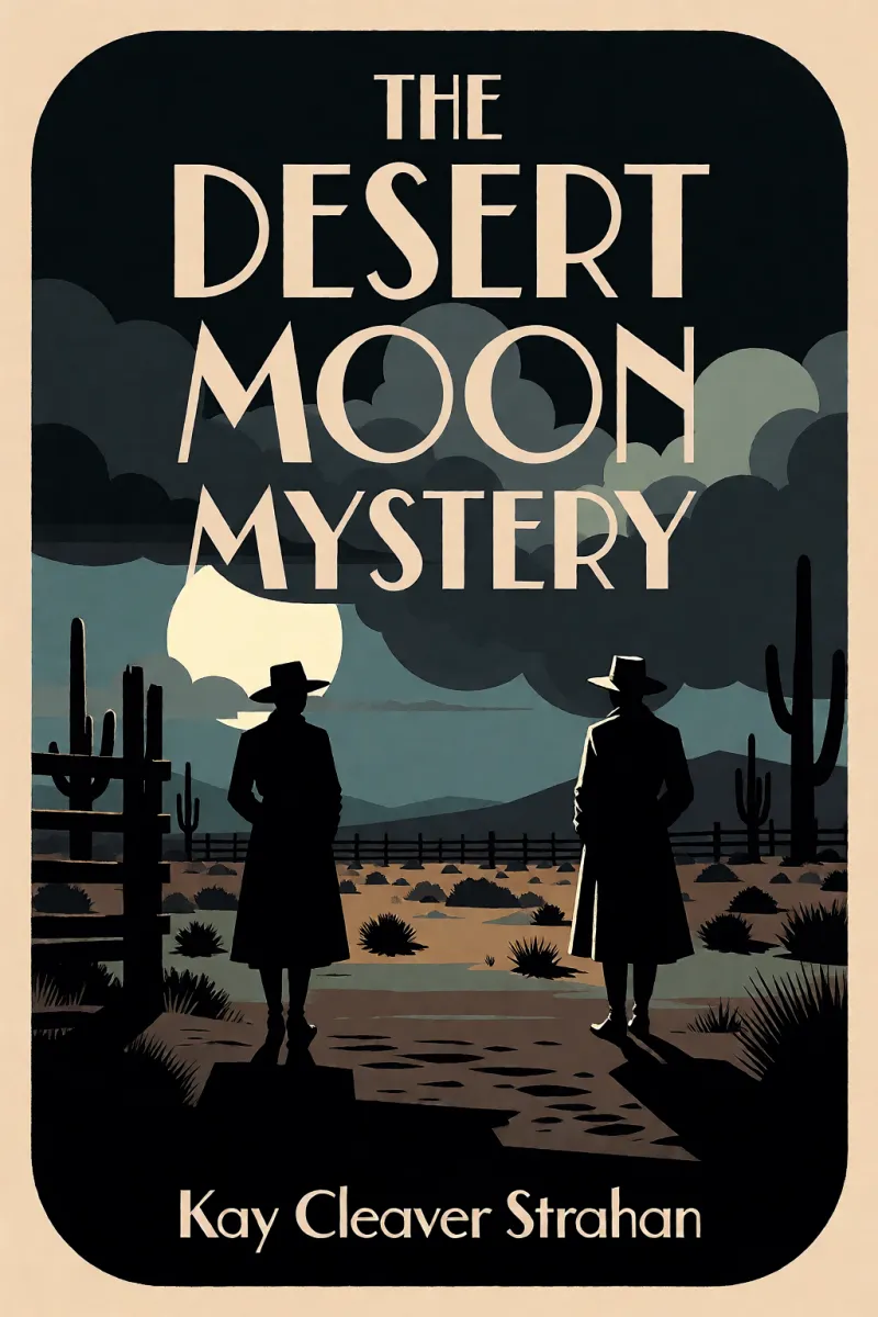 Cover of The Desert Moon mystery by Kay Cleaver Strahan