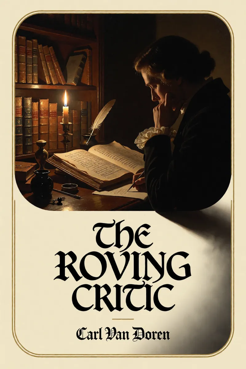Cover of The roving critic by Carl Van Doren