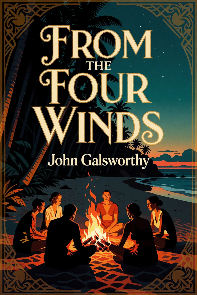 Cover of From the four winds by John Galsworthy