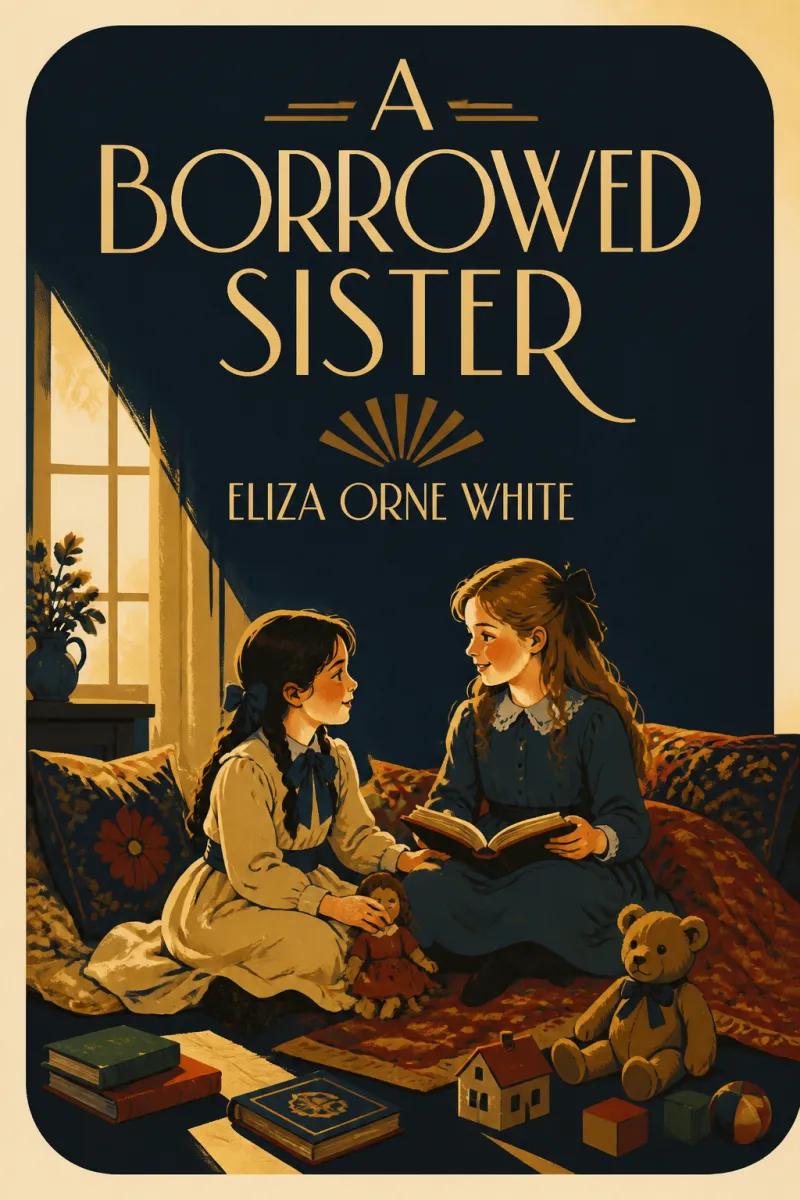 Cover of A borrowed sister by Eliza Orne White