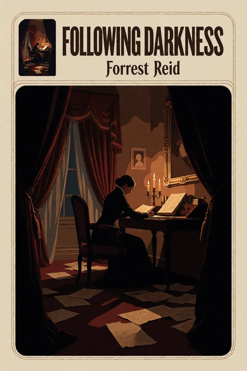 Cover of Following darkness by Forrest Reid