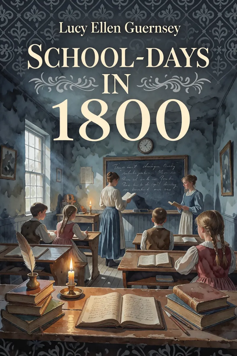 Cover of School-days in 1800 by Lucy Ellen Guernsey