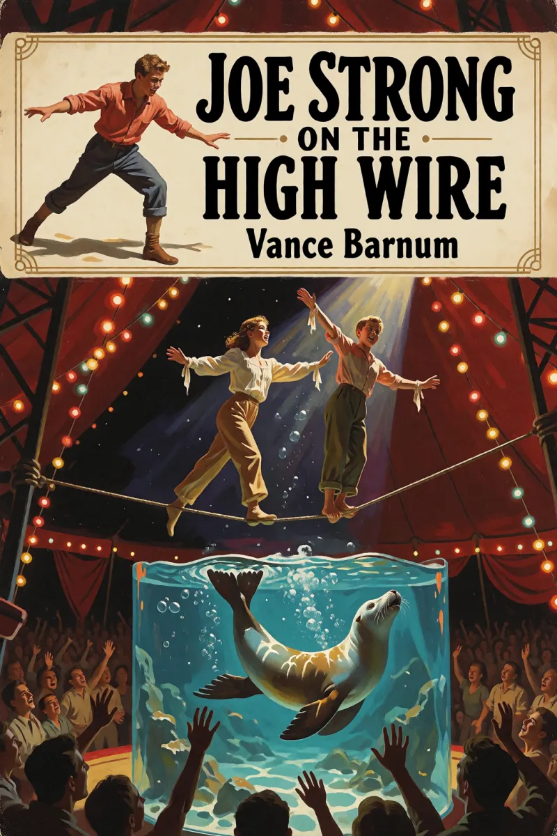 Cover of Joe Strong on the high wire by Vance Barnum