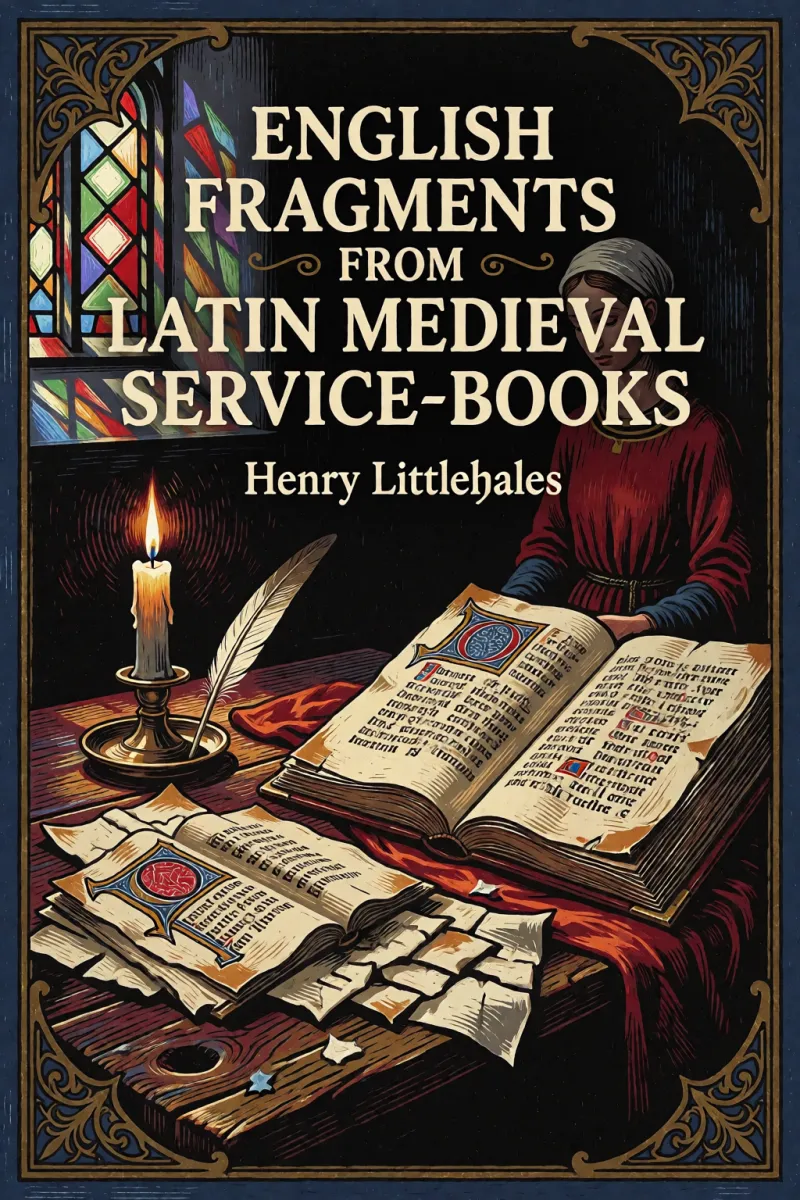 Cover of English fragments from Latin medieval service-books by Henry Littlehales