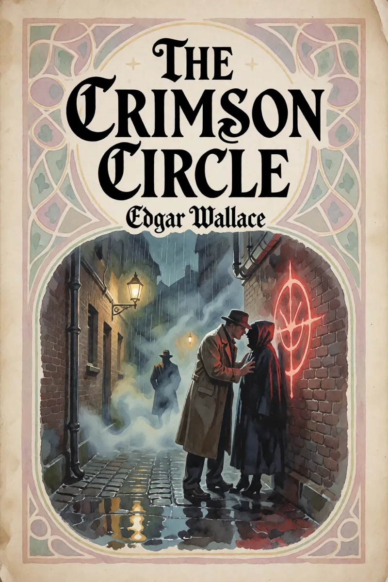 Cover of The crimson circle by Edgar Wallace