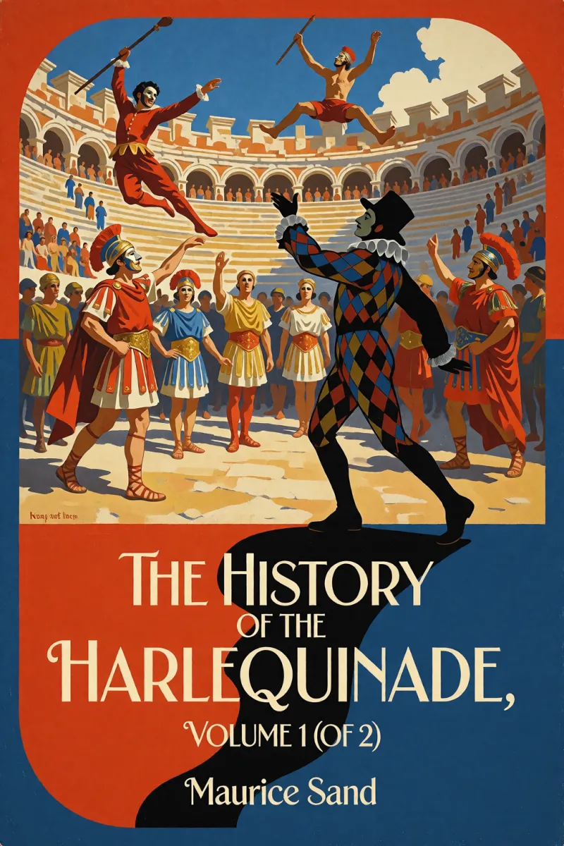 Cover of The history of the harlequinade, volume 1 (of 2) by Maurice Sand